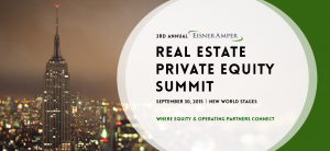 EisnerAmper Real Estate Private Equity Summit